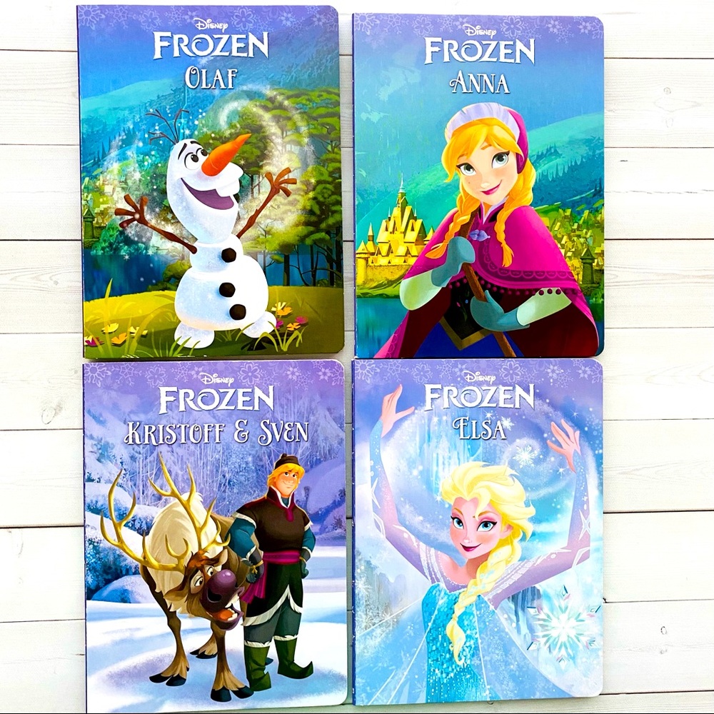 Disney Frozen books. Bundle of 4 books. Anna, Elsa, Olaf, Kristoff & Sven